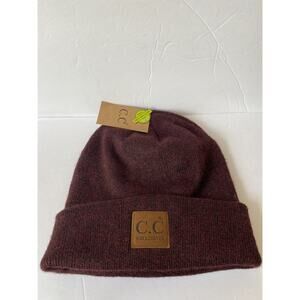 (NWT) CC Exclusives Women's Beanie Hat Maroon(heather Wine)